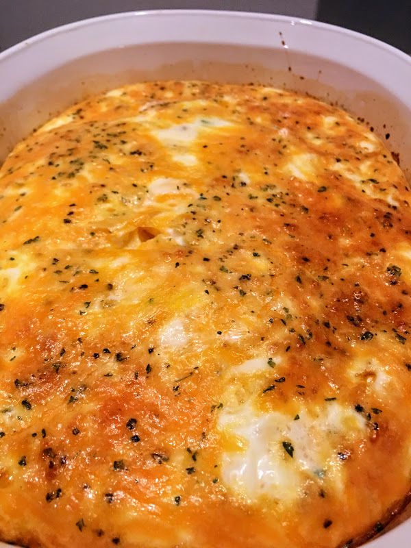 Cheesy Ham Egg Bake