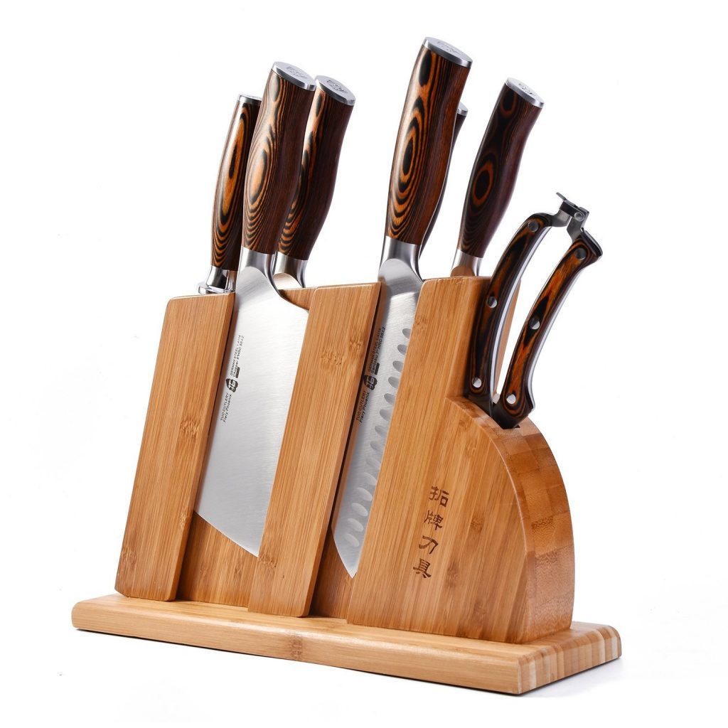 Kitchen Knife Set with Wooden Block 8 Piece